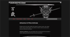 Desktop Screenshot of onihonto.com